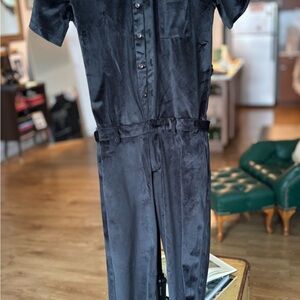 RomperJack Black Velvet Jumpsuit